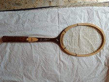 BELLA RARA RACCHETTA DA TENNIS VINTAGE IN LEGNO :  ' SNAUWAERT BRIAN GOTTFRIED '