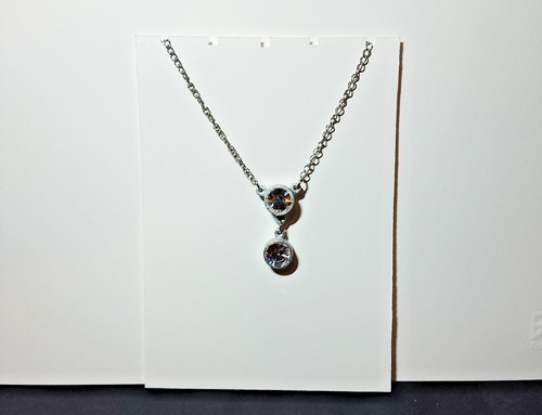 Collana acciaio inox con 2 - con,