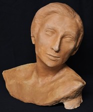 Busto in terracotta epoca