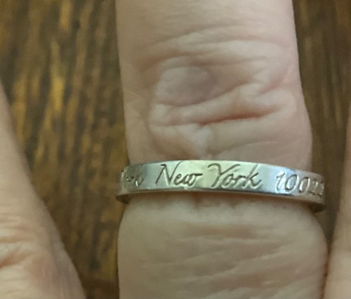 Anello fascia tiffany co - anello,