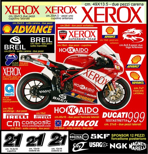 Adesivi moto ducati xerox - ducati,