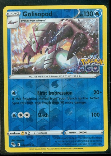 Pokemon golisopod 026 078 - pokemon, 026/078