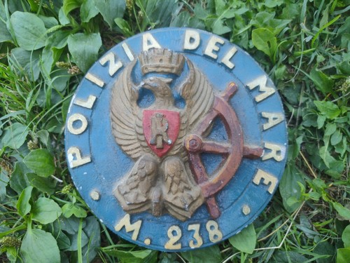 Antico stemma vintage polizia - antico,