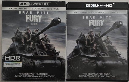Fury ultra blu ray 2 - fury, 4k