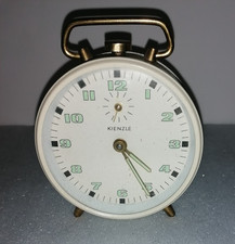 Sveglia orologio vintage Kienzle colore bianco ferro d'epoca collezionismo -247