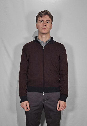 Giubbino uomo manica lunga zip - giubbino,