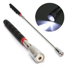 ASTA TELESCOPICA CON MAGNETE LUCE LED CALAMITA RACCOGLI OGGETTI ESTENSIBILE 10LB