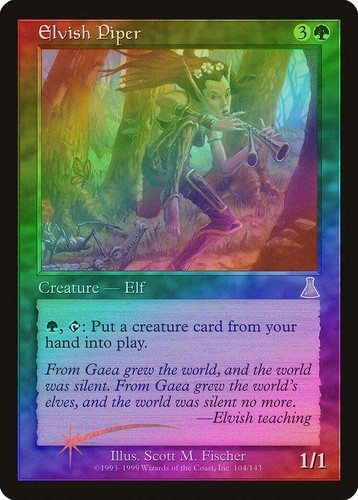 Foil elvish piper - piper, urza's