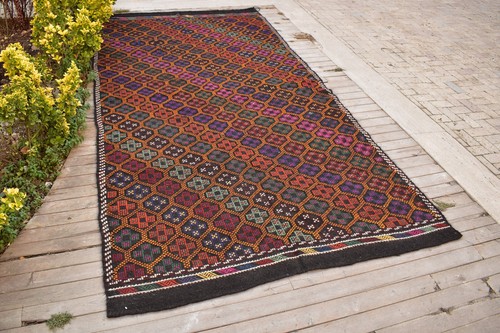Tappeto vintage turco - , kilim