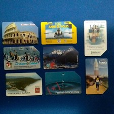 8 CARTE TELEFONICHE _ SCHEDE