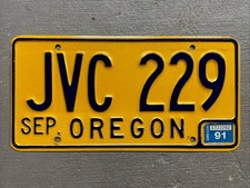 VINTAGE OREGON LICENSE PLATE
