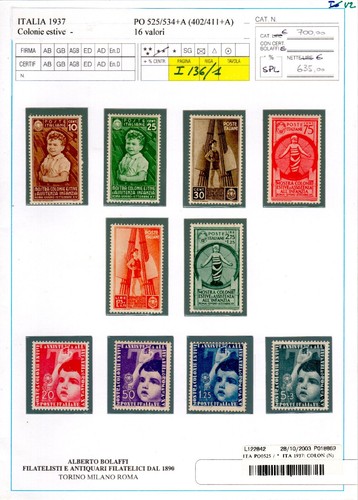 Regno 1937 mostra colonie - regno,