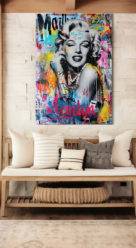 Quadro tela marilyn - quadro,