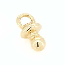 Ciondolo Ciuccio Oro Giallo 18Kt - Oro Rigenerato