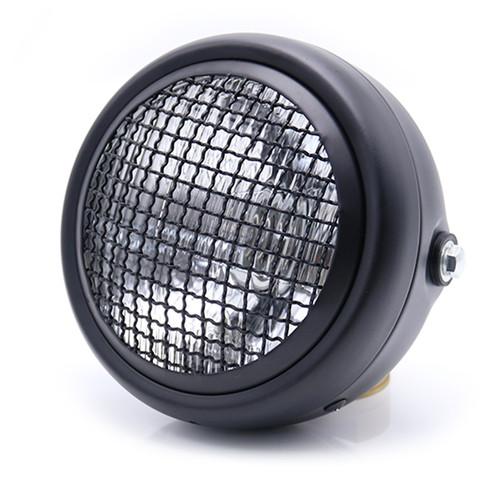 Faro proiettore nero opaco con