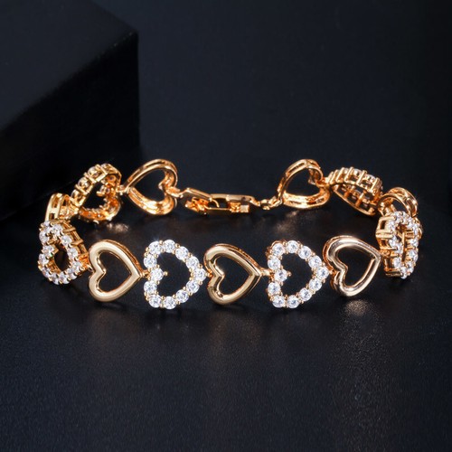 Bracciale tennis cuore - bracciale,