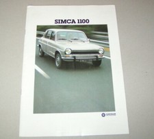 Depliant / Brochure Chrysler