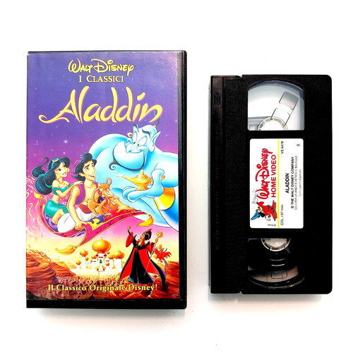 Aladdin vhs walt disney - aladdin,
