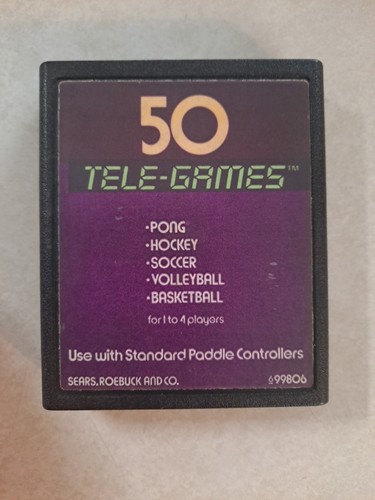 Atari 2600 sears pong - atari,