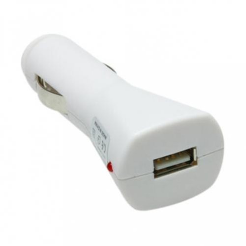 Caricabatterie usb auto bianco - usb,