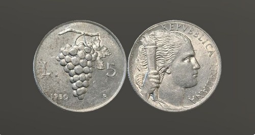Lire italia 1950 - italia,