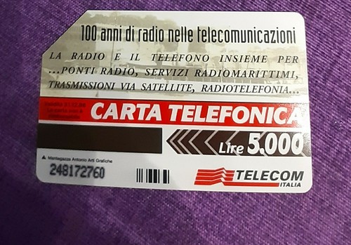 Scheda telefonica rara - telefonica,