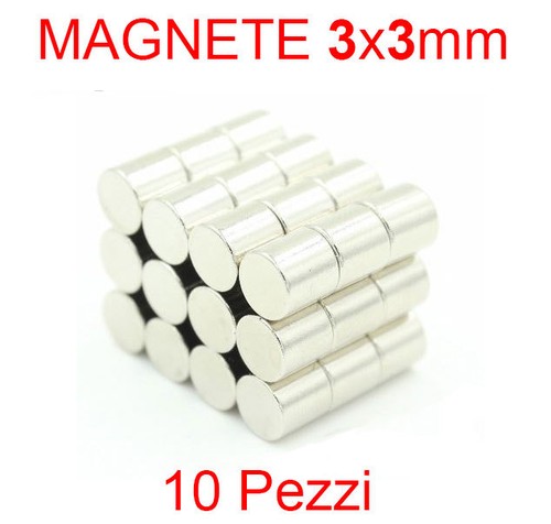 X10 magnete neodimio 3x3 - x10,