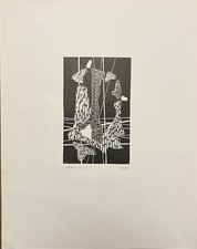 Veronesi Luigi Composizione, 1963. Xilografia 1963