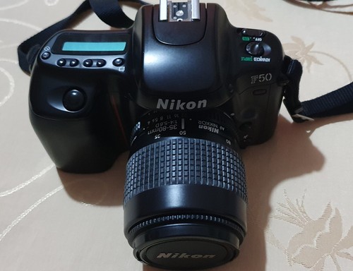 Nikon f50 con obiettivo - con, obiettivo,