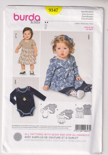 9347 burda abito body - -, e