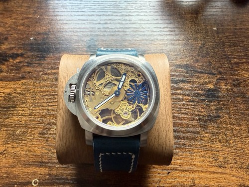 Orologio scheletro costruito - scheletro,