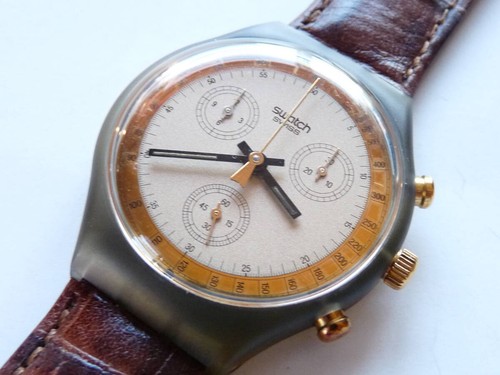 Swatch chrono goldfinger 1991 - swatch,