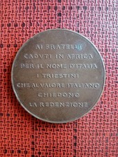 Medaglia  In Bronzo Trieste