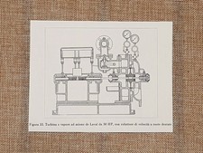 Centrali idroelettriche nel 1934 Turbina a vapore ad azione de Laval da 30 HP