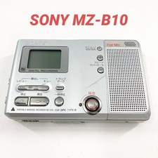 Sony Walkman MZ-B10 MiniDisc Portatile Registratore MD Lettore Audio Argento
