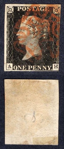 Penny black angolo - (ah),