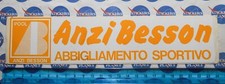 ADESIVO STICKER VINTAGE AUTOCOLLANT ANZI BESSON ABBIGLIAMENTO SPORT 