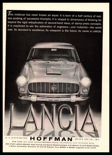 Pubblicità lancia flaminia - pubblicità,