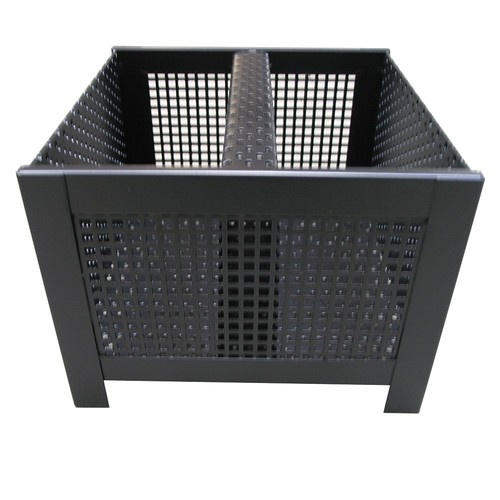 Cestello pellet quadrato stufa