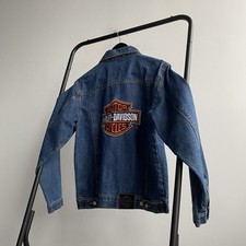 Harley Davidson Giacca Donna Denim Logo Grande Taglia M