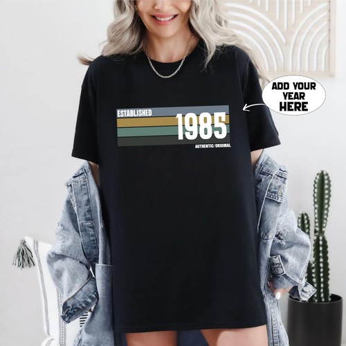 Shirt personalizzata anno - t-shirt,