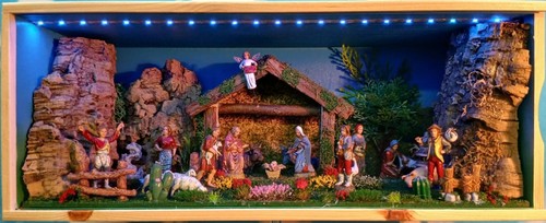 Presepe artigianale in - presepe,