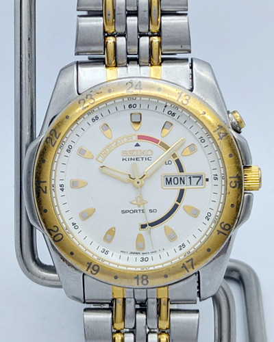Seiko kinetic sports 5m43 - kinetic,