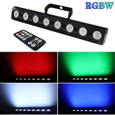 8 LED RGBW 4IN1 DMX Lampada Da Parete per DJ Disco Party Par Effetto Luce Scenic
