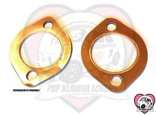 GUARNIZIONI SCARICO COLLETTORI TESTA RAME FIAT 500 126  MARMITTA ABARTH COPPIA