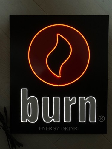 Insegna luminosa muro burn - insegna,