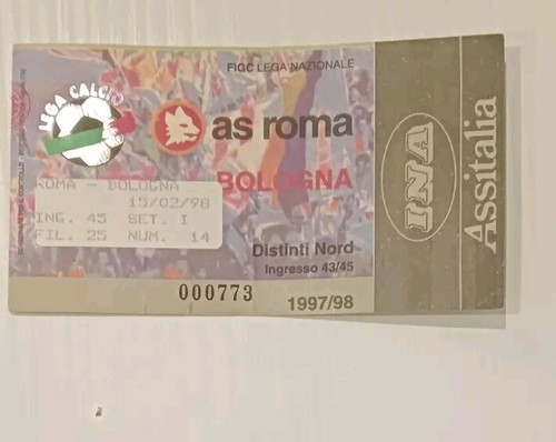 Biglietto ticket partita - ticket,