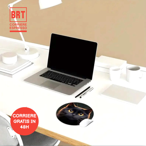 Tappetino per mouse rotondo - mouse,