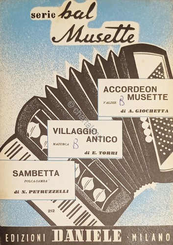 Spartiti serie bal musette - serie,