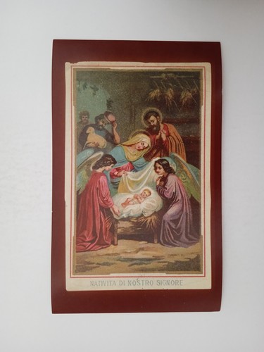 Figurina santini del natale - figurina,